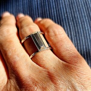 VTG Retired Silpada Sterling Modernist Ring